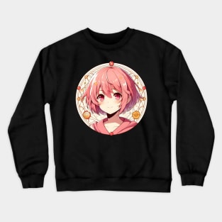 Anime hairstylist for beauticians Crewneck Sweatshirt